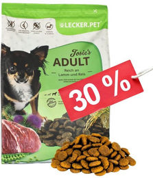 Lecker.Pet Josie's Adult Hundefutter Trockenvollnahrung Lamm & Reis 4 kg - 4 kg – Bild 1 von 9