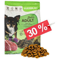 Produktbild von Lecker.Pet Josie's Adult Hundefutter Trockenvollnahrung Lamm & Reis 4 kg - 4 kg