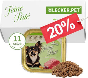 Lecker.Pet Josie's Feine Paté Hundefutter Nassfutter Kalb Getreidefrei 11 x 150 g - 11 x 150 g – Bild 1 von 8