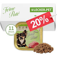 Produktbild von Lecker.Pet Josie's Feine Paté Hundefutter Nassfutter Kalb Getreidefrei 11 x 150 g - 11 x 150 g