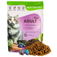 Produktbild von Lecker.Pet Mia's Adult Herzhaftes Geflügel Katzen Trockenfutter 2,5 kg