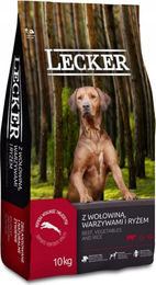 Lecker.Pet Trockenfutter Rind für ausgewachsene Hunde aller Größen 10kg – Bild 1 von 1