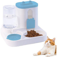 Produktbild von Ledander 2 in 1 Futterautomat und Wasserspender aus Kunststoff für Hunde und Katzen