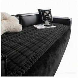 Ledander Autoschondecke für Hunde 2in1 Hundedecke mit Seitenschutz aus Baumwolle Schwarz 62x137cm – Bild 1 von 4