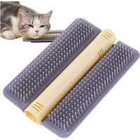 Produktbild von Ledander Fellbürste Massagebürste für Katzen mit Katzenminze für Kurzhaar und Langhaar