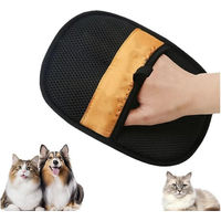 Produktbild von Ledander Fellpflegehandschuh zur Haarentfernung für Hunde und Katzen, wiederverwendbare Bürste für Haustiere und Textilien, 1 Stück