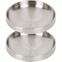 Produktbild von Ledander Futternapf für Katzen aus Edelstahl 2er Set
