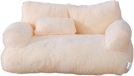 Ledander Haustiersofa Katzenbett und Hundebett mit Memory Foam in Beige für kleine Hunde und Katzen – Bild 1 von 2