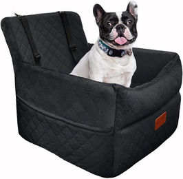 Ledander Hunde-Autositz mit Memory-Schaum für kleine und mittelgroße Hunde in Schwarz – Bild 1 von 5