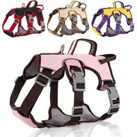 Produktbild von Ledander Hundegeschirr reflektierend und gepolstert Rosa