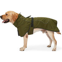 Produktbild von Ledander Hundejacke Wasserdichter Wintermantel mit Fleece für Hunde in Grün