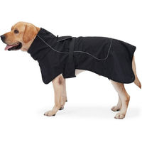 Produktbild von Ledander Hundejacke Wasserdichter Wintermantel mit Fleece für Hunde in Schwarz