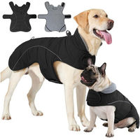 Produktbild von Ledander Hundejacke Wintermantel für Hunde wasserdicht mit Fleece und Reflektoren