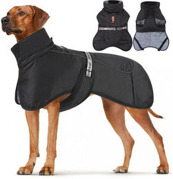 Ledander Hundejacke Wintermantel für Hunde wasserdicht und winddicht in Schwarz – Bild 1 von 5