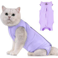 Produktbild von Ledander Katzen-Bodysuit zur OP-Genesung und Kastration aus atmungsaktivem Modal für erwachsene Katzen