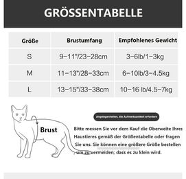 Ledander Katzen-Geschirr mit Leine aus Softmaterial ausbruchsicher und verstellbar für erwachsene Katzen – Bild 1 von 4