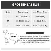 Produktbild von Ledander Katzen-Geschirr mit Leine aus Softmaterial ausbruchsicher und verstellbar für erwachsene Katzen