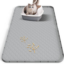 Ledander Katzenecktoilette Katzenstreu Matte XXL aus Silikon wasserdicht und rutschfest 88 x 56 cm – Bild 1 von 2