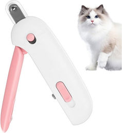 Ledander Krallenschere für Katzen mit verstellbarem Schneideloch und integrierter Nagelfeile aus Kunststoff – Bild 1 von 2
