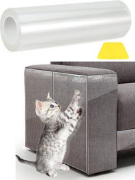 Ledander Kratzschutz für Möbel und Sofa als transparente Kratzmatte aus Kunststoff für Katzen und Hunde – Bild 1 von 5