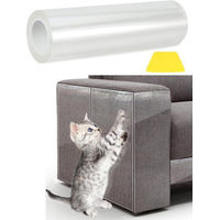 Produktbild von Ledander Kratzschutz für Möbel und Sofa als transparente Kratzmatte aus Kunststoff für Katzen und Hunde
