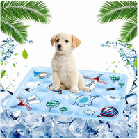 Produktbild von Ledander Kühlmatte für Hunde und Katzen Blau wasserdicht und waschbar für kleine Tiere