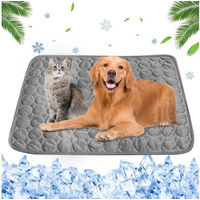 Produktbild von Ledander Kühlmatte für Hunde und Katzen Grau wasserdicht aus Stoff