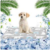 Produktbild von Ledander Kühlmatte für Hunde und Katzen, wasserdicht und kratzfest, Grau, Mittel