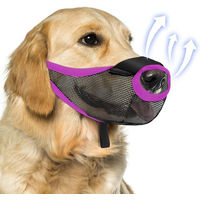 Produktbild von Ledander Maulkorb aus Nylon für mittelgroße und große Hunde in Lila