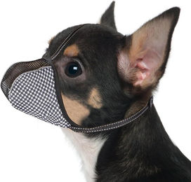 Ledander Maulkorb für Hunde aus weichem Air-Mesh Stoff verstellbar – Bild 1 von 4