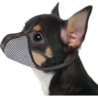 Produktbild von Ledander Maulkorb für Hunde aus weichem Air-Mesh Stoff verstellbar
