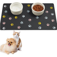 Produktbild von Ledander Napfunterlage aus Diatomit für Hunde und Katzen, rutschfest, saugfähig und schnell trocknend, 1 Stück