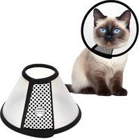Produktbild von Ledander Schutzkragen Halskrause für Katzen und Kitten aus transparentem Kunststoff