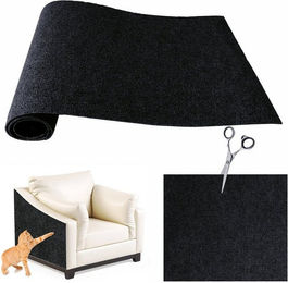 Ledander Selbstklebende Kratzmatte aus Polyester als Kratzschutz für Katzen und Möbel in Schwarz – Bild 1 von 4