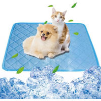 Produktbild von Ledander Selbstkühlende Hundematte aus Ice-Silk-Gewebe für Hunde in Blau