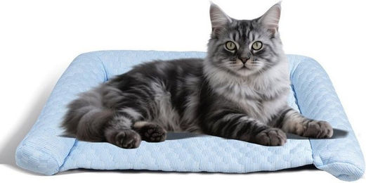 Ledander Selbstkühlende Hundematte Blau Ergonomisch für Große Hunde und Katzen – Bild 1 von 2