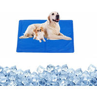 Produktbild von Ledander Selbstkühlende Hundematte für erwachsene Hunde blau rutschfest und kratzfest