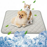 Produktbild von Ledander Selbstkühlende Hundematte Grau aus Stoff für Hunde aller Altersstufen