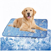 Produktbild von Ledander Selbstkühlende Hundematte Kühlkissen für Hunde Blau