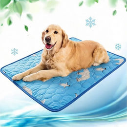 Ledander Selbstkühlende Hundematte Kühlkissen für Hunde Blau – Bild 1 von 5