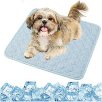 Produktbild von Ledander Selbstkühlende Hundematte und Katzenkühlmatte aus Leder in Blau für Hunde und Katzen
