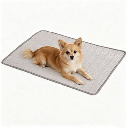 Ledander Selbstkühlende Hundematte und Katzenkühlmatte Grau rutschfest und wasserabsorbierend – Bild 1 von 4