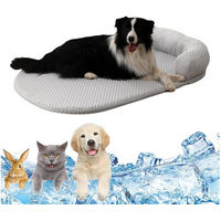 Produktbild von Ledander Selbstkühlende Hundematte und Katzenmatte aus Leder in Grau Größe S