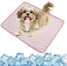 Ledander Selbstkühlende Hundematte und Kühldecke für Hunde und Katzen in Rosa – Bild 1 von 1