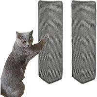 Produktbild von Ledander Sisal Kratzmatte für Katzen als Kratzschutz für Möbel und Türen in Grau