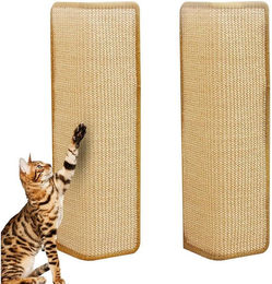 Ledander Sisal Kratzmatte für Katzen als Möbelschutz in Beige – Bild 1 von 5