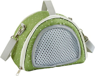 Ledander Tiertransportrucksack für Hamster, Eichhörnchen und Echsen aus Polyester in Grün – Bild 1 von 4