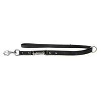 Produktbild von Leder-Führleine für Hunde in Schwarz, Länge 200 cm, Breite 18 mm