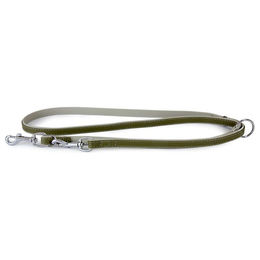 Produktbild von Leder-Hundeführleine Amsterdam Capers Grey 200 cm x 18 mm
