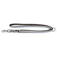 Produktbild von Leder-Hundeführleine Amsterdam Ice/Lava aus Leder 200 cm x 14 mm